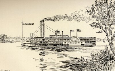 A Mississippi Steamer off St. Louis, from 